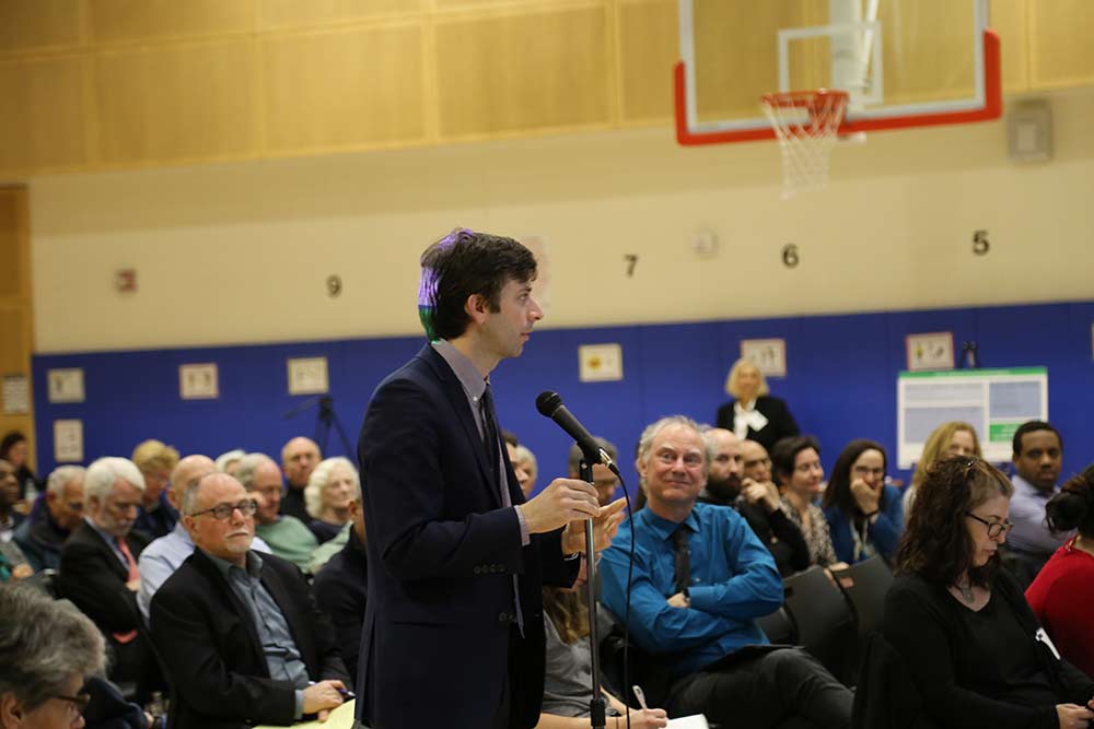NYC Council Member Stephen Levin, providing comments at the February 27 Scoping Meeting